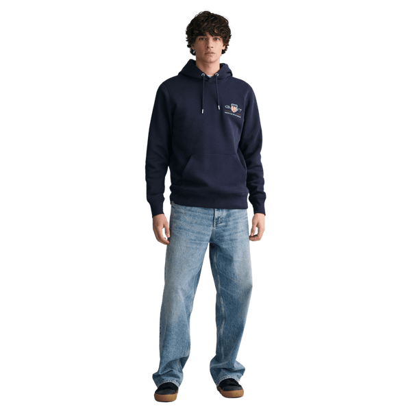 GANT Regular Fit Archive Shield Logo Hoodie