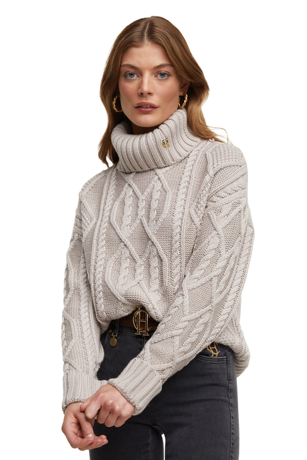 Holland Cooper Noveli Cable Knit Jumper