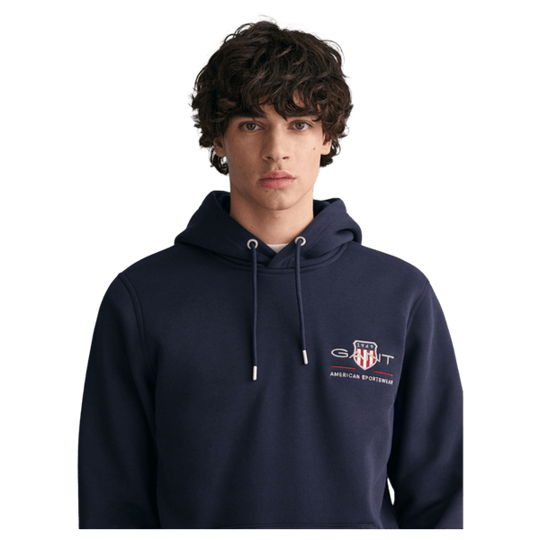GANT Regular Fit Archive Shield Logo Hoodie
