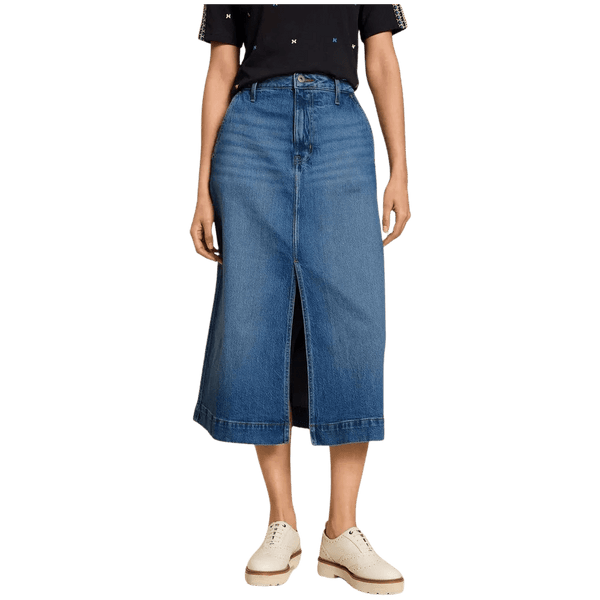 White Stuff Allie Denim Midi Skirt for Women