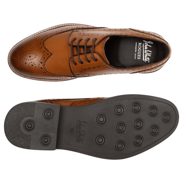 John White Stokes Brogue Shoes for Men