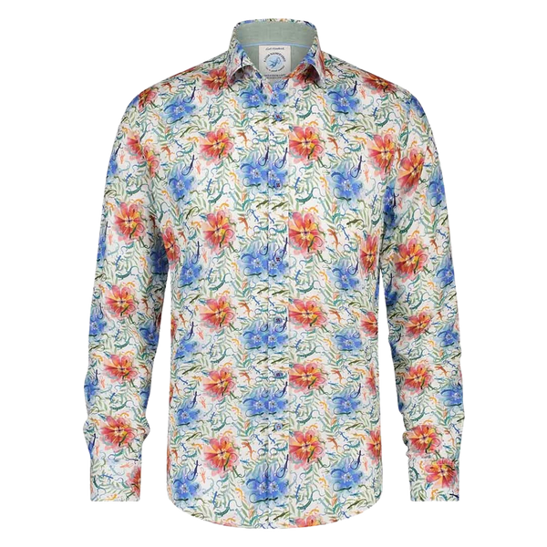 A Fish Named Fred Long Sleeve Lizard Shirt for Men