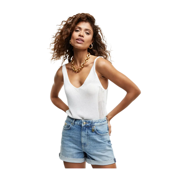 Holland Cooper High Rise Denim Shorts