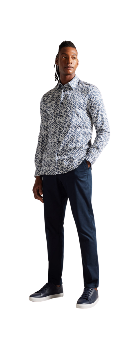 Ted Baker Capua Long Sleeve Floral Shirt for Men