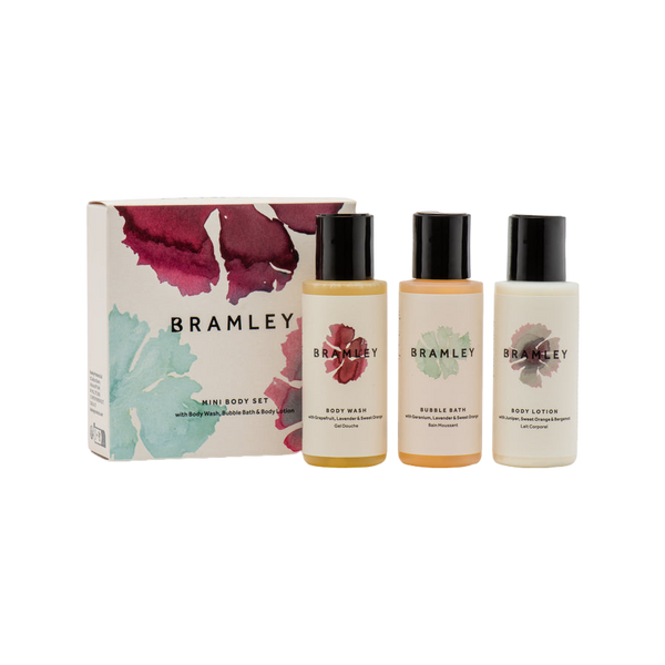 Bramley Mini Body Set With Body Wash, Bubble Bath & Body Lotion