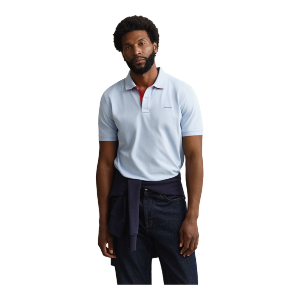 GANT Short Sleeve Contrast Polo Shirt