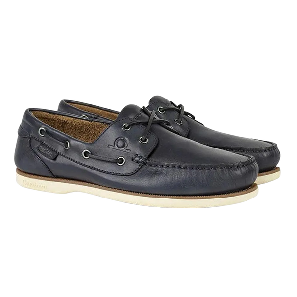 Chatham Newton Boat Shoes for Men in Navy