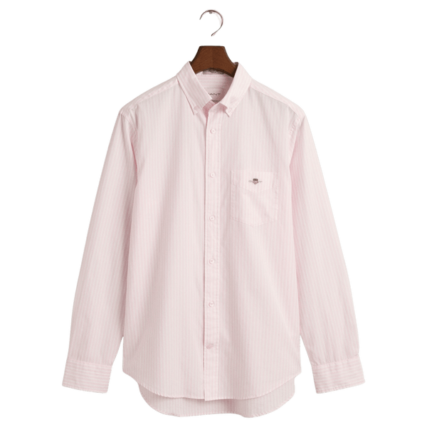 GANT Regular Fit Long Sleeve Poplin Striped Shirt
