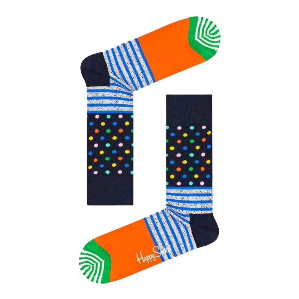 Happy Socks Stripe & Dots Socks for Men