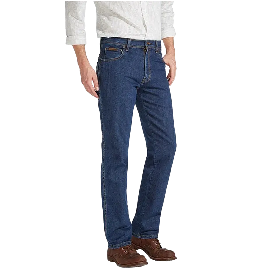 Wrangler Texas Stretch Jeans in Darkstone
