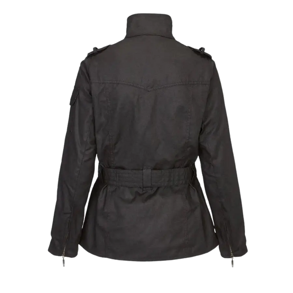 Barbour International Ladies International Waxed Jacket in Black