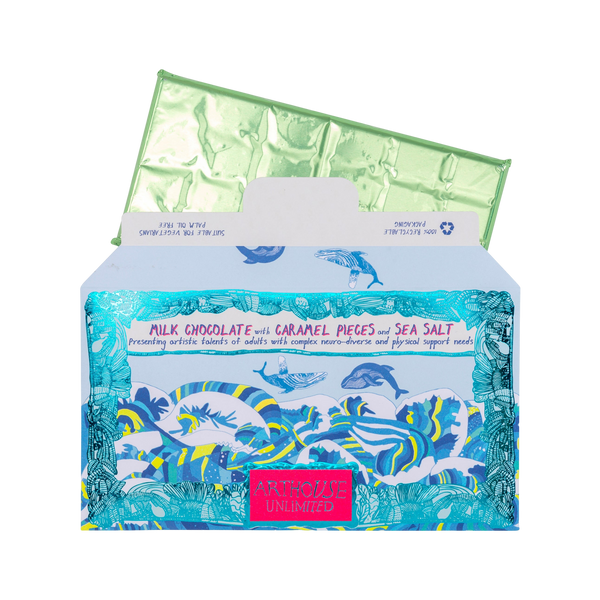 Arthouse Unlimited Swim With Whales Milk Chocolate Bar
