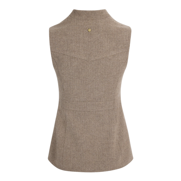 Fairfax & Favor The Eliza Single Breasted Herringbone Gilet