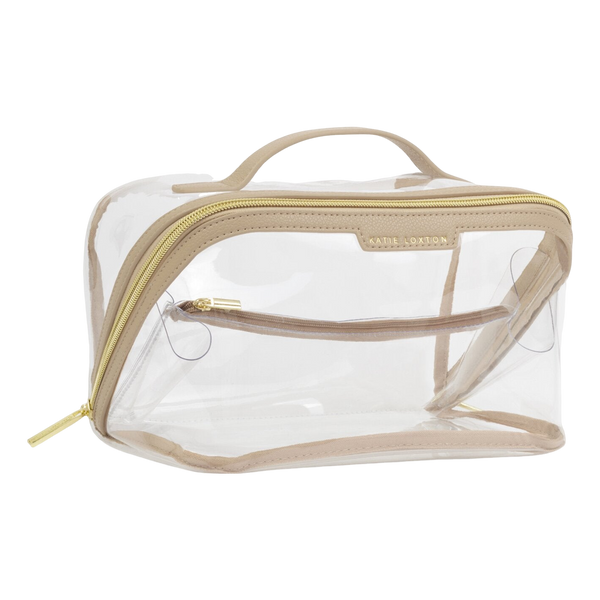 Katie Loxton Clear Make Up And Wash Bag - Large