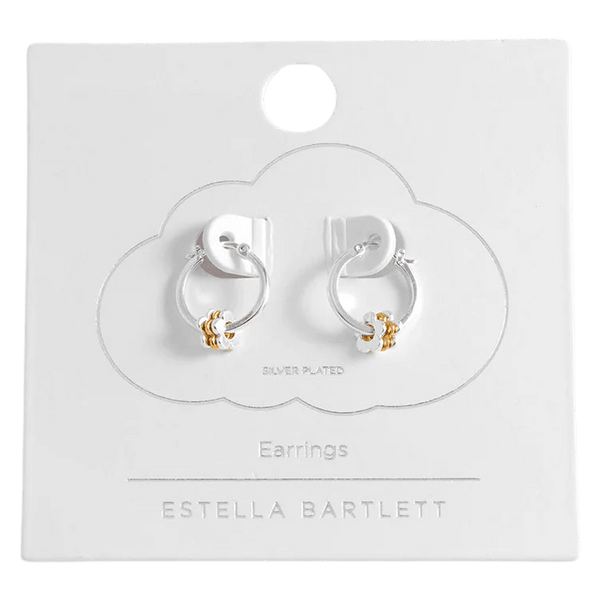 Estella Bartlett Trio Flower Hoop Earrings for Women