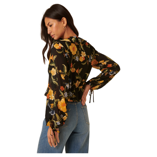 Nobody's Child Kamala Floral Ruffle Top