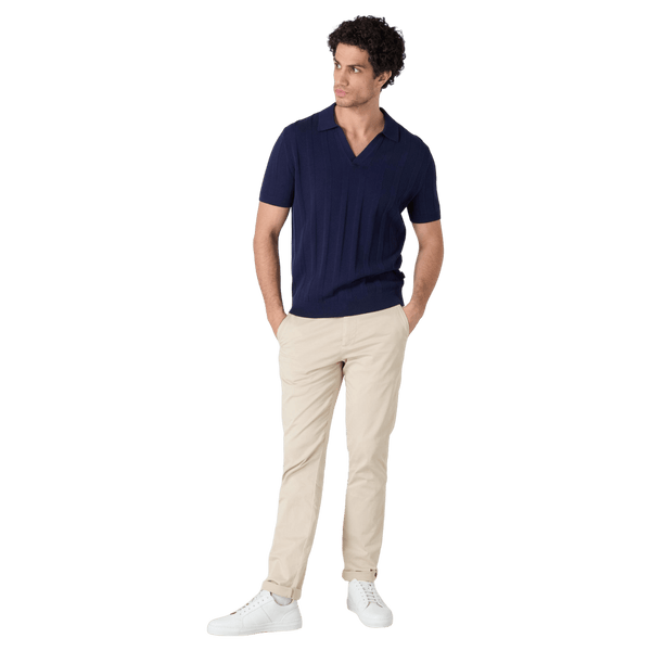 Oliver Sweeney Hundon Knitted Buttonless Polo
