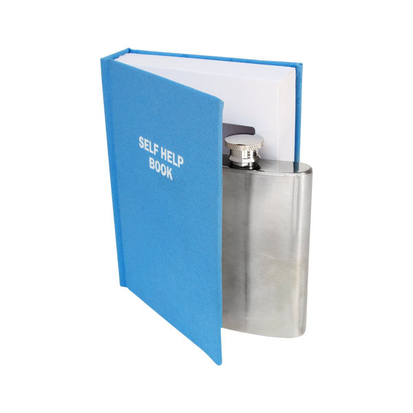 Suck UK Self Help Book Hip - Flask
