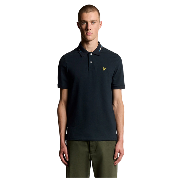 Lyle & Scott Striped Tipped Polo Shirt