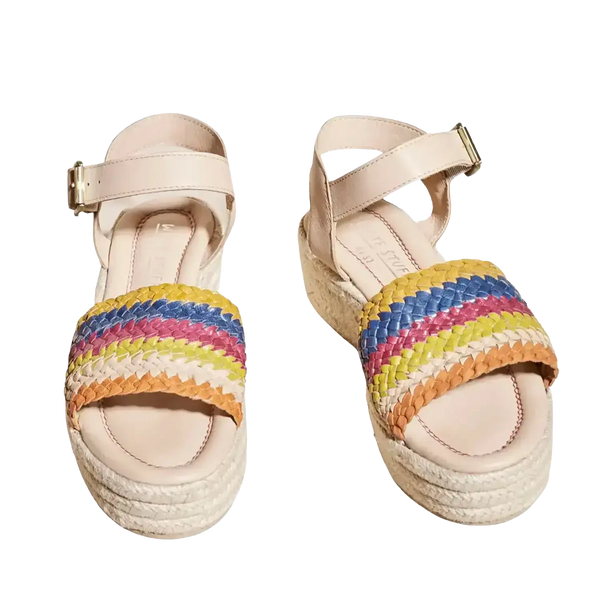 White Stuff Woven Espadrille Flatform Sandals