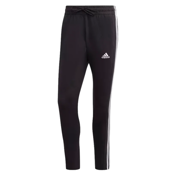 Adidas Essentials Single Jersey Tapered Open Hem 3-Stripes Joggers