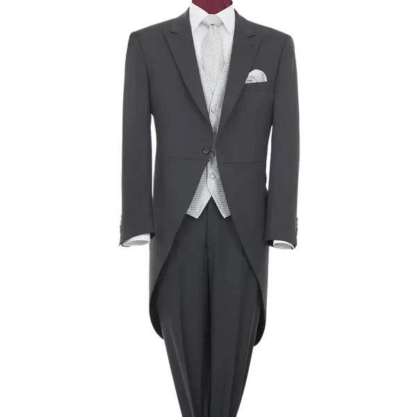Kempton Grey Morning Tail Suit for Boys