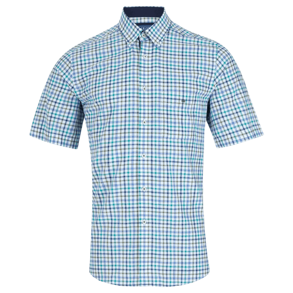 DG's Drifter Ivano Short Sleeve Checked Shirt for Men