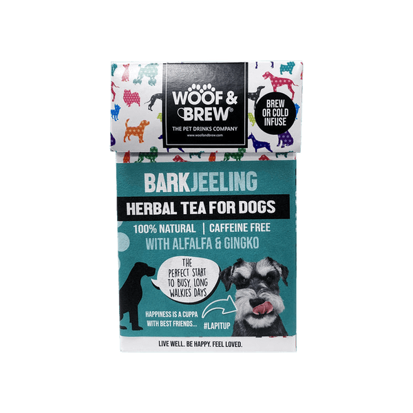 Woof & Brew Tea For Dogs - Barkjeeling Herbal Treat Drink