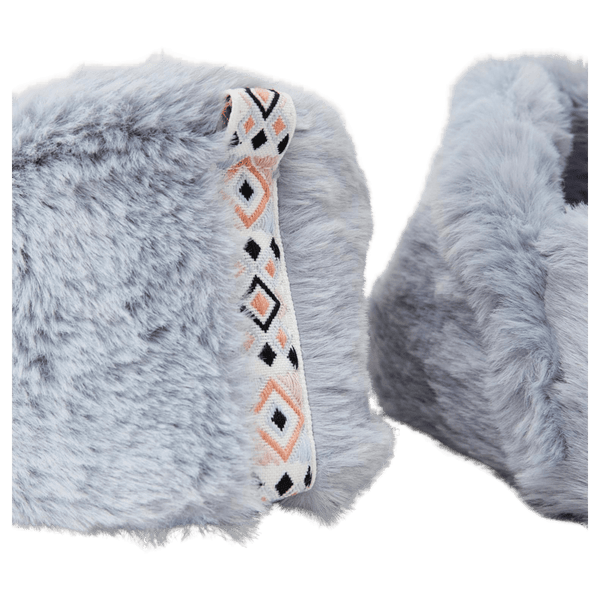 White Stuff Faux Fur Closed Back Slippers