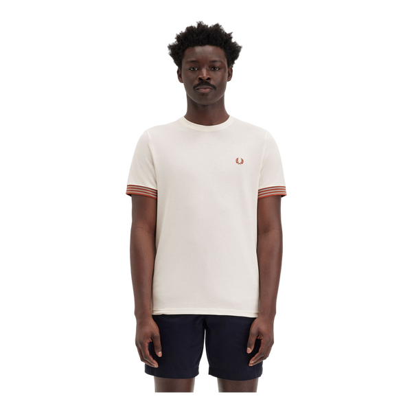 Fred Perry Striped Cuff T-Shirt