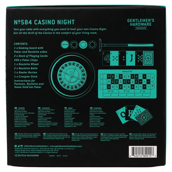 Gentlemen's Hardware Casino Night