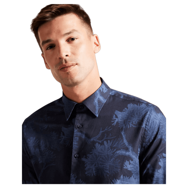 Ted Baker Goxhill Floral Long Sleeve Shirt for Men