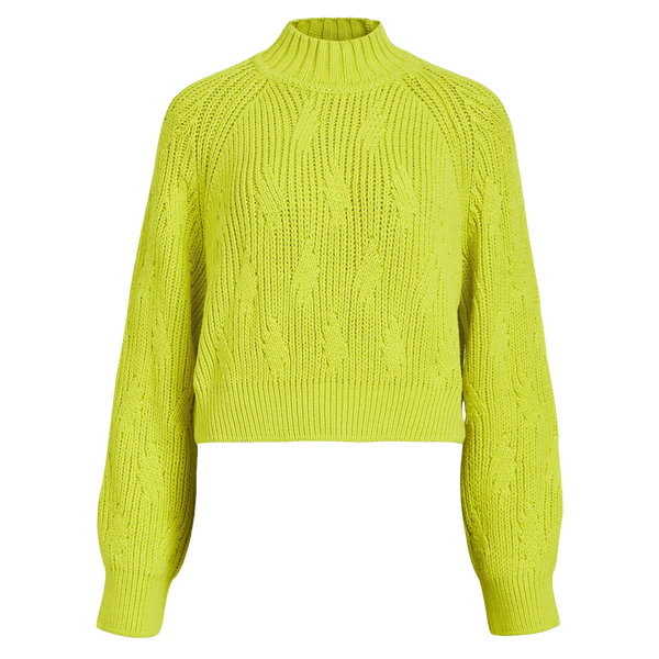 Object April Long Sleeve O-Neck Knit Patterned Pullover