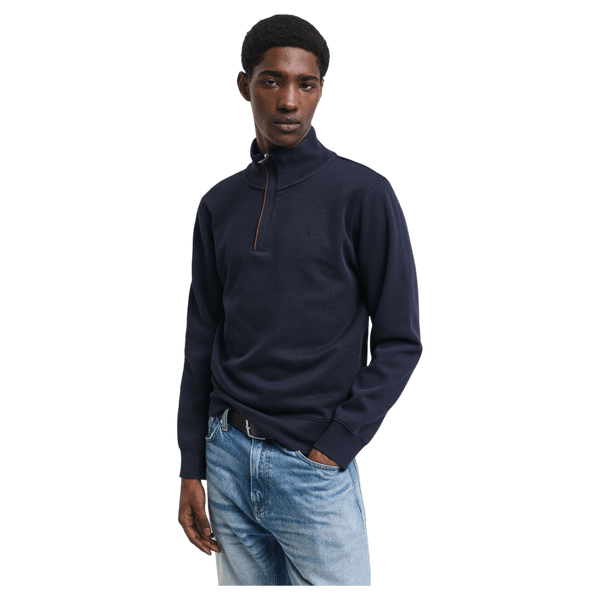 GANT Sacker Rib Half Zip Sweatshirt