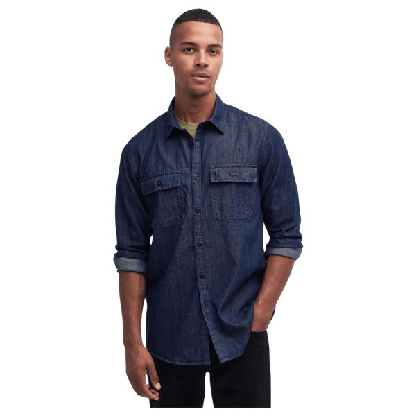 Barbour International Dalston Denim Long Sleeve Shirt