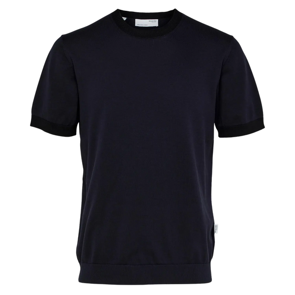 Selected Mattis Short Sleeve Knit T-Shirt