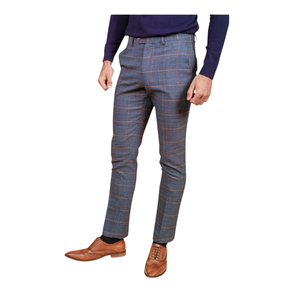 Marc Darcy Jenson Check Three Piece Suit