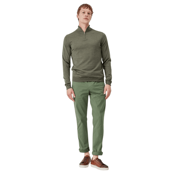 Oliver Sweeney Curragh 1/4 Zip Neck Merino Jumper
