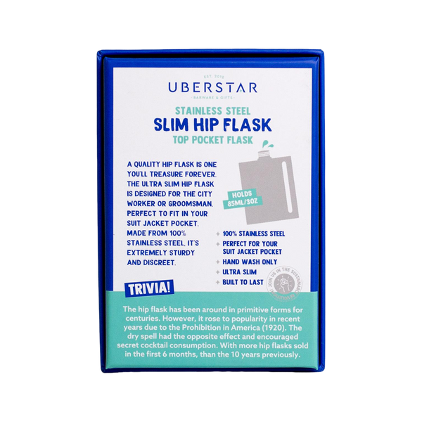 Uberstar Slim Hip Flask