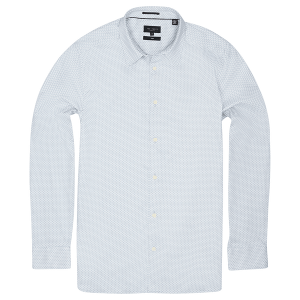 Ted Baker Faenza Long Sleeve Geo Print Shirt for Men