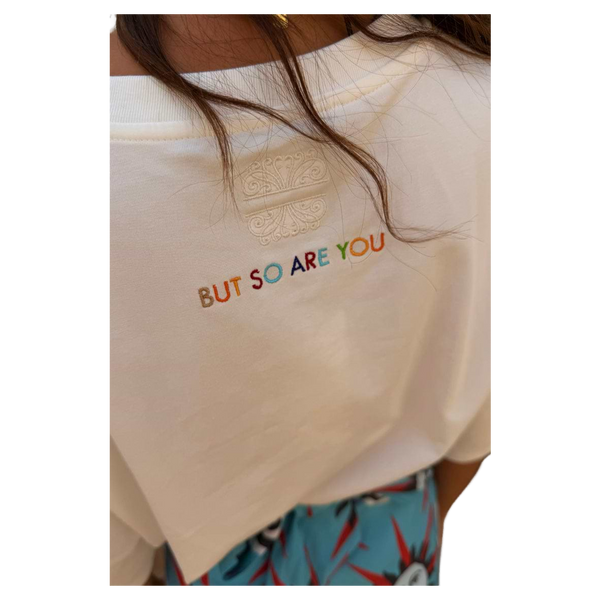 Never Fully Dressed Life Is Tough Embroidered T-shirt