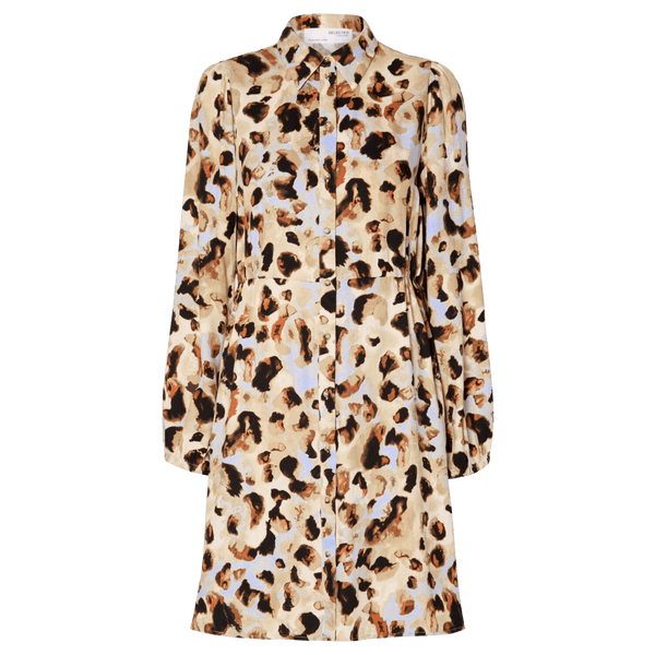 Selected Femme Printed Mini Shirt Dress for Women