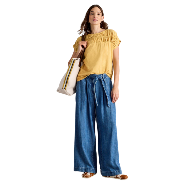 White Stuff Rachel Ruched Tee