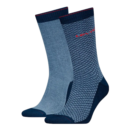 Levi's Regular Cut Denim Slub Yarn Socks
