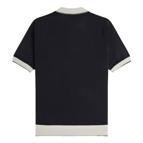 Fred Perry Contrast Tipped Knitted Shirt