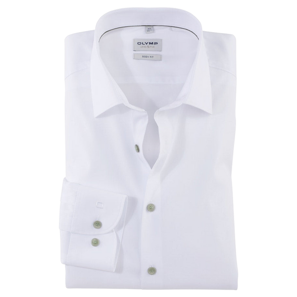 Olymp Body Fit Shirt With Contrast Buttons