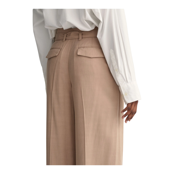 GANT Wide Cropped Belted Pants for Women