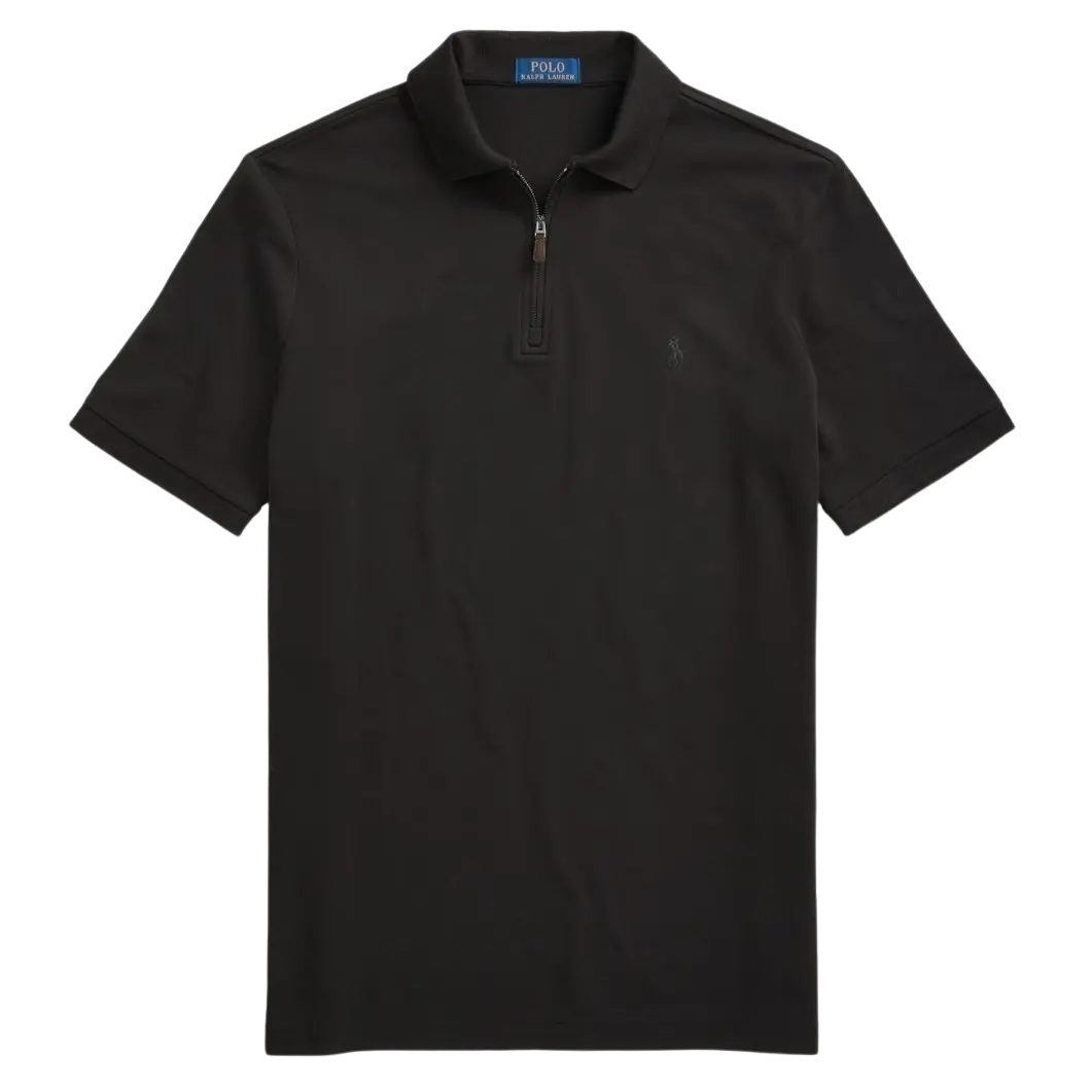 Polo Ralph Lauren Short Sleeve Zip Neck Polo Shirt for Men | Coes