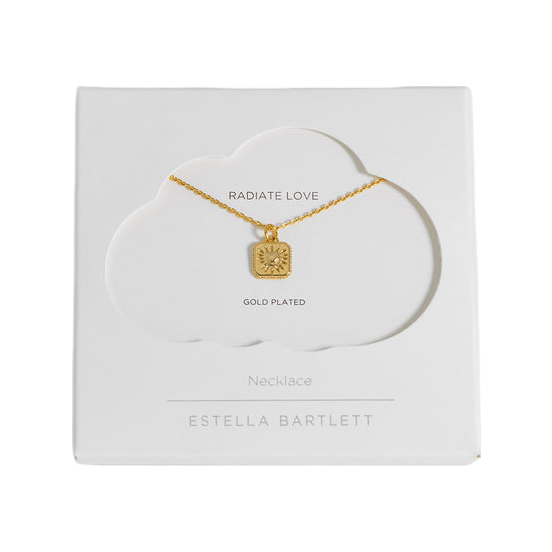 Estella Bartlett Bobble Heart Tablet Necklace
