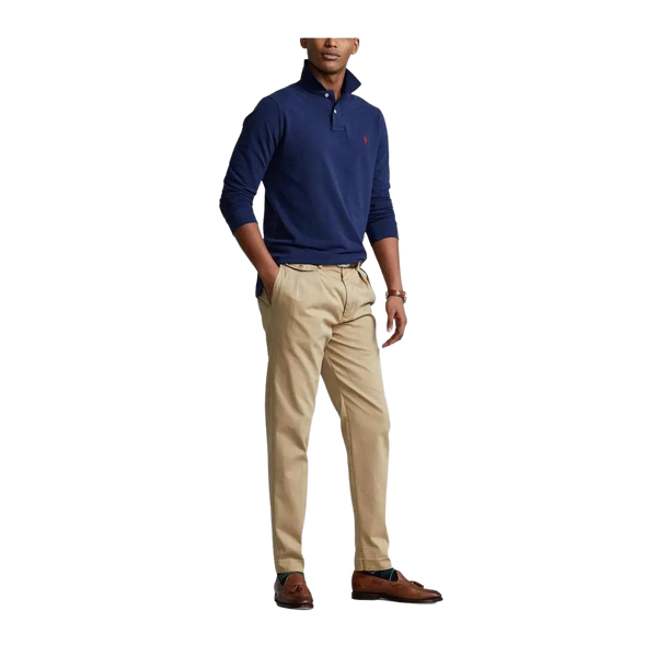 Polo Ralph Lauren Long Sleeve Mesh Polo Shirt